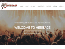 Tablet Screenshot of heritagefellowship.us